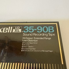 Maxell UD XL 35-90B Sound Recording Tape Blank Reel-to-Reel Media New Sealed