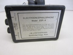 Vintage J & J Enterprises ELECTROENCEPHALOPHONE Brainwave EEP-4 Headphones