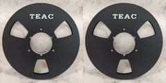 One Pair 10.5 » Blue TEAC Tape reel High Quality Aluminum Take Up Reel