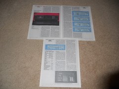 Sony ES Review, TC-RX80es Cassette, 3 pg, 1988, Full Test, Specs
