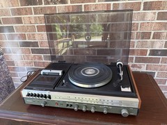 🍊Vintage 1970s Panasonic AM/FM Stereo Turntable Cassette Player | Model SE-1077
