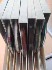 Lot 7 SEVEN Vtg Used BASF Reel to Reel Tapes 7&Prime; with Hard Cases Made in Germany