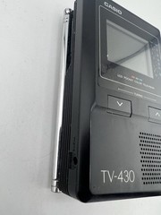 Casio TV-430/TV430Z Portable TV With 2&Prime; Color LCD Screen Analog TV Vintage