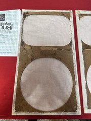 Acoustic Research AR2AX Speakers Pots Professionally Replaced Walnut Veneer