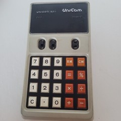 Unicom 201 Rockwell International Slide Rule Calculator w/ Case Vintage Works