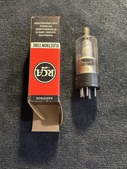 RCA VACUUM TUBES: NOS RCA Black Plate Lot – 6S4A, 1B3GT, 6CD6GA New Old Stock