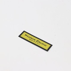 Western Electric paper sticker badge replacement piece 39mm(1.53&Prime;)X12mm(0.47&Prime;)