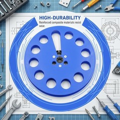 Durable Plastic 7-Inch Tape Reel: Perfect Replacement for Audio Enthusiasts