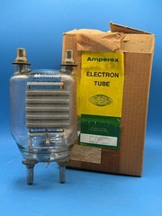 Amperex 833A 4 Electron Power Transmitting Tube Vacuum Tube Made France Box RE