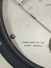 VTG Master Instruments Sydney Australia Calibrate Green Scale Meter RARE