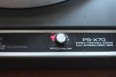 Sony PS-X70 Vintage Direct Drive Turntable Record Player w/ Shure V15 Type IV