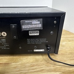 NAKAMICHI 480 Vintage 2 Head Cassette Deck Tape Player for Parts / Repair