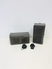 Set Of 2 Vintage Sanyo Stereo AM/FM Speaker Set Stereophonic Tested
