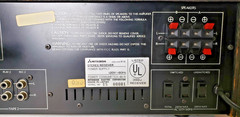 Vintage TESTED- MITSUBISHI DA-R10 STEREO RECEIVER-JAPAN -CLEANED | WORKS