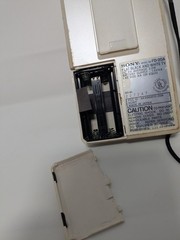 Vintage Sony FD-20A Flat Black And White TV Watchman As Is For Repair