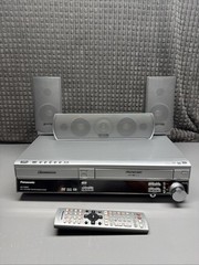 PANASONIC SA-HT830V 4 Head Hi-Fi 5 DVD VHS Combo VCR Works With Remote & Speaker