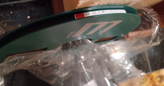 MINT GREEN MAXELL REEL WITH NEW RTM LPR 35 TAPE 3600&prime; 1/4&Prime; 10.5&Prime; METAL REEL 3M