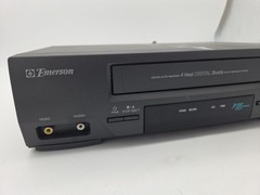 Emerson EV477 4 Head VCR With Remote WORKS *READ DESCRIPTION* ISSUE WITH EJECT