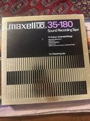 MAXELL UD 35-180 – 10.5&Prime; Metal 1/4&Prime; Reel To Reel Tape – Japan + Bonus Scotch VTG