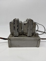 Vintage Dual Transformer Isolation Power Supply Unit Metal Case Powers On