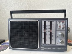 Vintage GE TV SOUND General Electric 4 Band Receiver TV/WB/AM/FM Radio 7-2945A