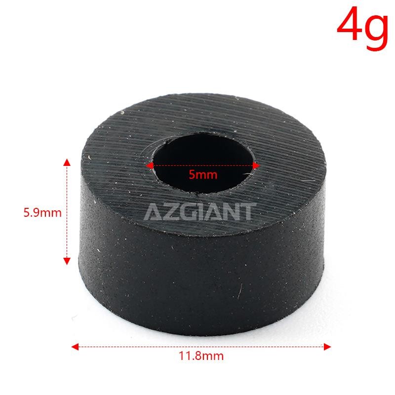 5X Pinch Roller Rubber 11.8*6*5mm for JVC TD-W218/TD-W718/TD-W518/TD-W354/TDW318