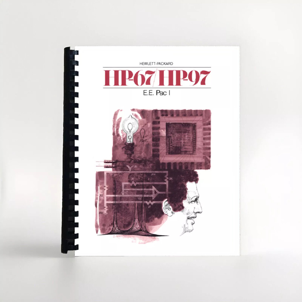 Electrical Engineering Pac Manual for Hewlett Packard HP 67 Calculator