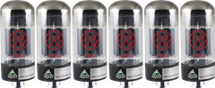 6550, JJ Electronics, Beam Pentode, Vacuum Tube, Apex Burned-In Matched Sextet