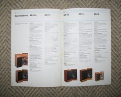 Rare AR3a Loudspeaker Manual, Warranty Card & Envelope 1973 + Loudspeaker Guide