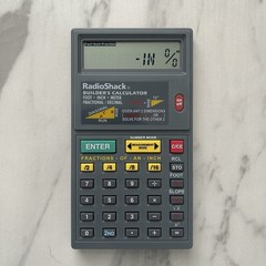 Vintage Radio Shack Builders Calculator Cat No 22-452 TESTED