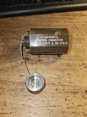 VINTAGE NOS MILITARY U-241/PSM-13 ADAPTER W/7 PIN VACUUM TUBE PIN STRAIGHTENER