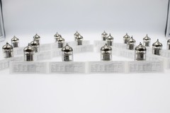 Matched Quad 6J1P-EV/EF95 /6F32 /6AK5.Pentode Tubes. VOSKHOD.Etracer Tested.