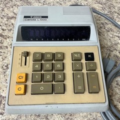 Canon Canola L1000 calculator Vintage NON WORKING FOR PARTS ONLY FOR PARTS ONLY