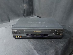Sony SLV-N55 VCR 4 Head HiFi Stereo VHS Player, No Remote, Tested, Works