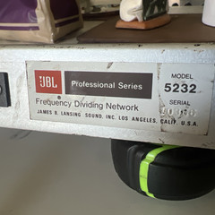 JBL Professional Series Model 5232 -2 Channel Vintage Frequency Dividing Network