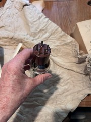 GE VT-154 814 Tube WWII US Army Signal Corps Box Tested filament tested ✅