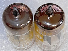 Pair 12AU7A Raytheon NOS Vacuum Tubes, Japan, TV-7D Tested – will combine ship