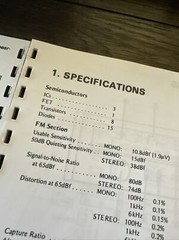 PIONEER TX-6800 TX-608 Stereo Tuner Manual Copy