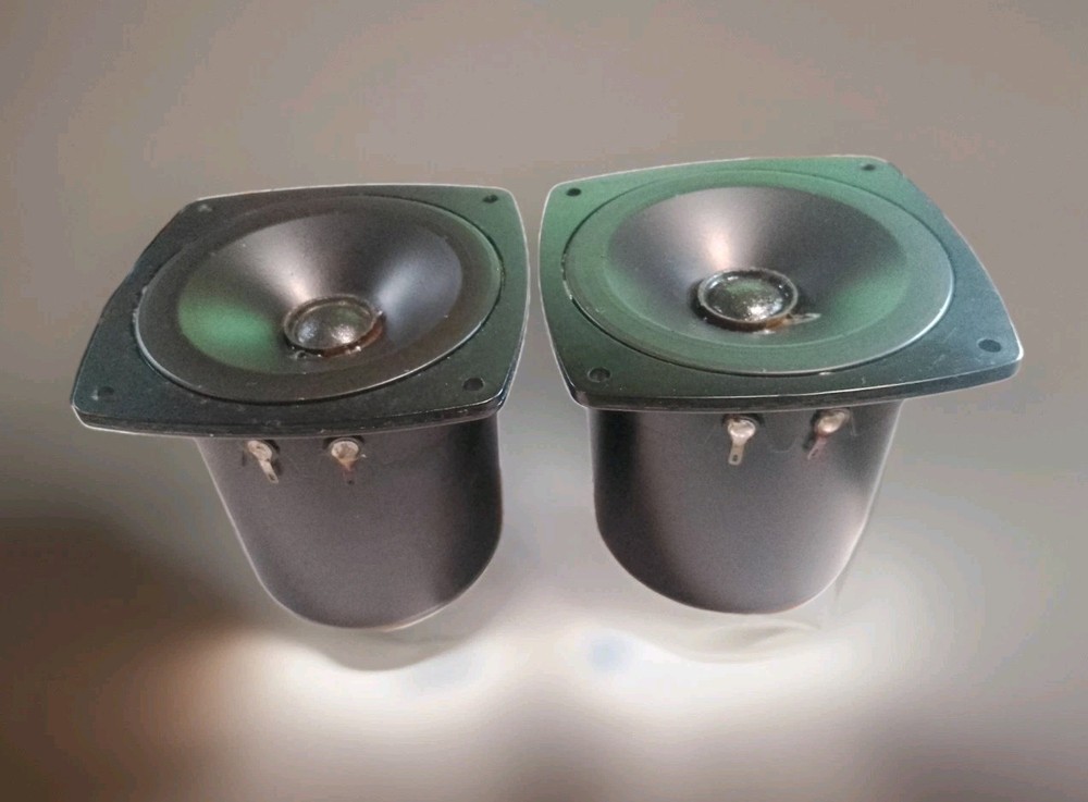 NOS Peerless 4&Prime; Midrange Speakers Pair From 1997 Polypropylene Cone