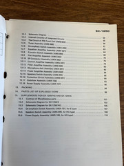 Original Pioneer SX-1250 Receiver Service Manual / Schematic