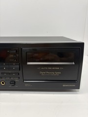 Pioneer CT-W606DR Double Cassette Deck Dual Tape Player Recorder Tested Works