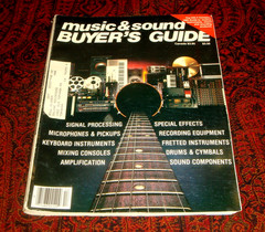 rare 1984 MUSIC & SOUND BUYER&rsquo;S GUIDE SOURCEBOOK Recording Studio, Musical Gear