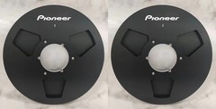 One Pair 10.5 » silver Pioneer Tape reel High Quality Aluminum Take Up Reel