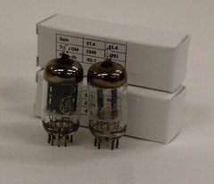 GE 5965 / 12AT7 MATCHED PAIR TUBES/1960&rsquo;s, MaxiPreamp II Tested, SM1377