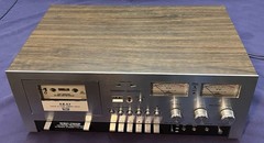 AKAI GXC-730D Auto Reverse Stereo Cassette Deck Glass Ferrite Head – See Video