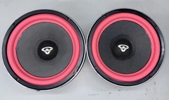 Cerwin Vega RE25 Speakers New Foam & Coil Alignment OEM Woofers-Fair Condition