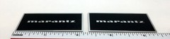 Marantz Speaker Badge Logo Imperial Style Custom Made Aluminum Pair