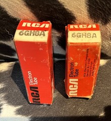50 Year Old Vacuum Tubes | 4 7091A&rsquo;s | 4 7025&rsquo;s | 2 6GH8A&rsquo;s & 1 6C4