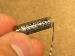 NOS Vintage .0027 uf 300v Sprague 196P Vitamin Q Tube Amp Tone Capacitor (Qty)