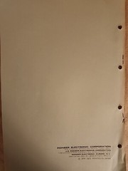 Pioneer CD-4 Demodulator QD-240 KL, F Service Manual with addl. info manual